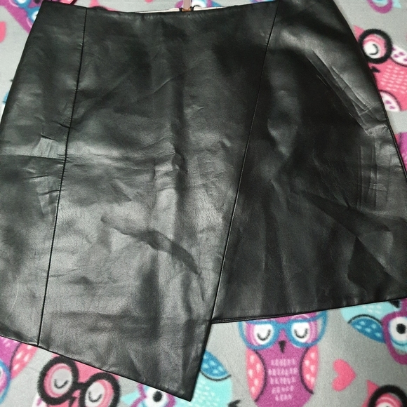 Ted Baker Dresses & Skirts - New Ted Baker Asymmetrical Leather Skirt Medium